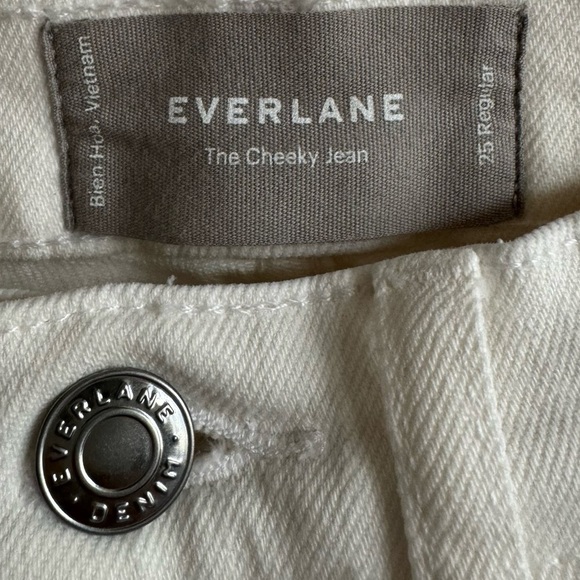 Everlane The Original Cheeky Jean in Bone, Size 25 - Picture 7 of 9